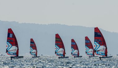 2026 French Olympic Week, Day 2: Aimee Bright stars in iQFOiL as New Zealand sailors secure gold fleet places