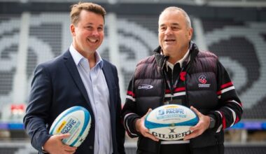 Crusaders celebrate first victory in One New Zealand Stadium