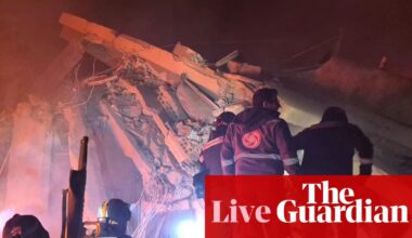 Middle East crisis live: Iran war ceasefire does not cover Lebanon, Netanyahu says; Hezbollah launches rockets at Israel | US-Israel war on Iran