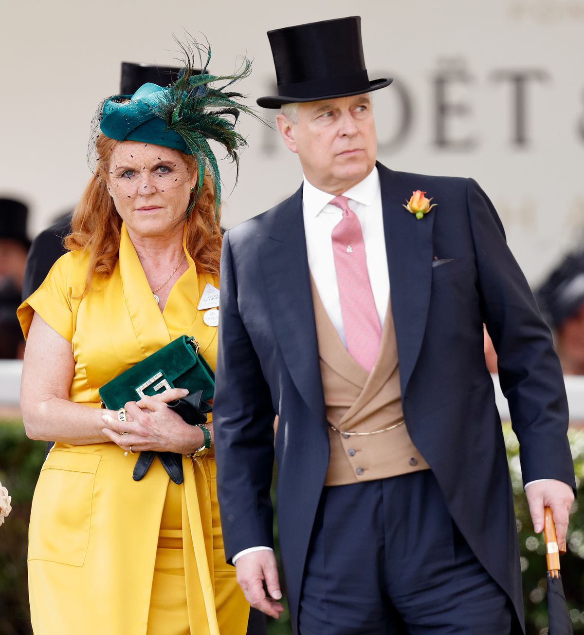 Andrew and Fergie at Royal Ascot