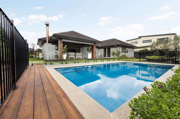 The owners of 32 Glaisdale Crescent, in Flagstaff, Hamilton, are selling up after a fire destroyed their home. Photo / Supplied