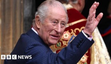 Royals gather at Windsor Easter Sunday service - BBC
