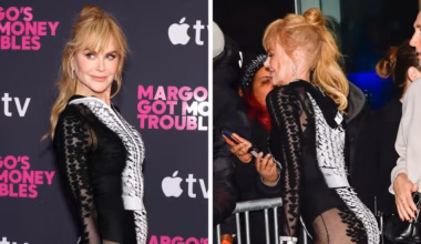 Nicole Kidman stuns in naked dress at new series premiere NYC