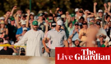 The Masters day two: Rory McIlroy bursts into six-shot lead – as it happened | The Masters