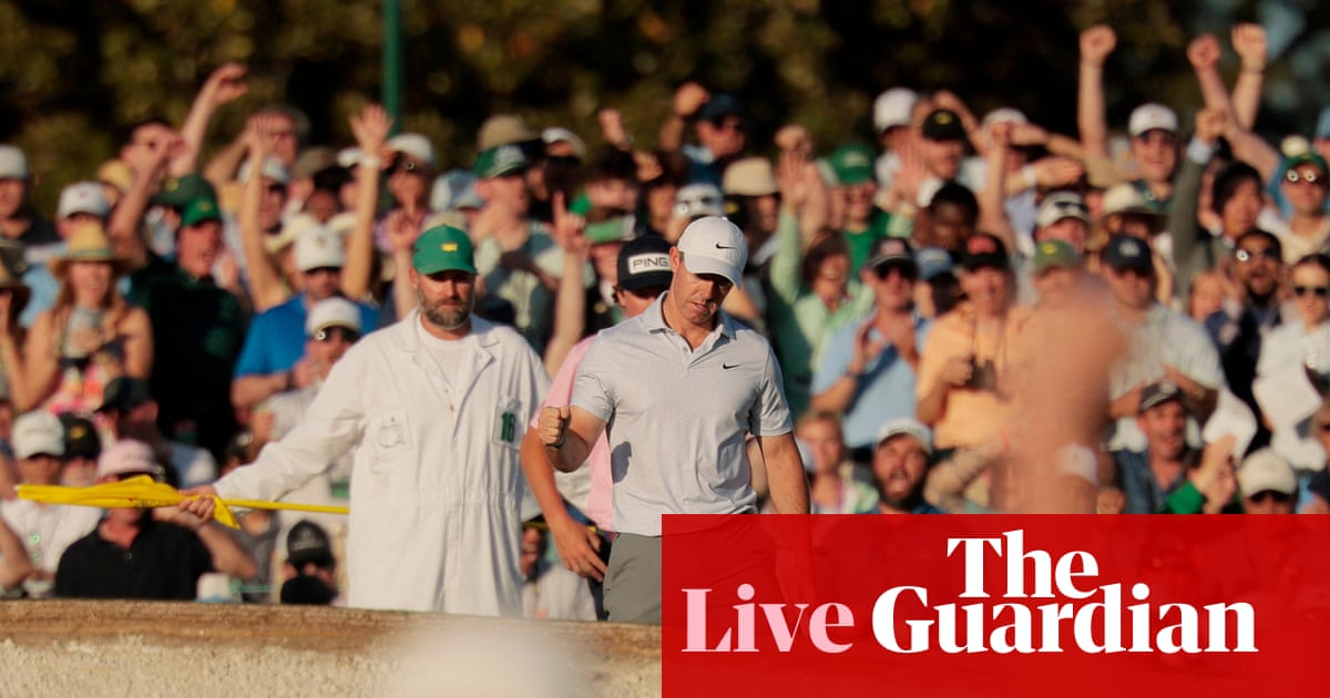 The Masters day two: Rory McIlroy bursts into six-shot lead – as it happened | The Masters