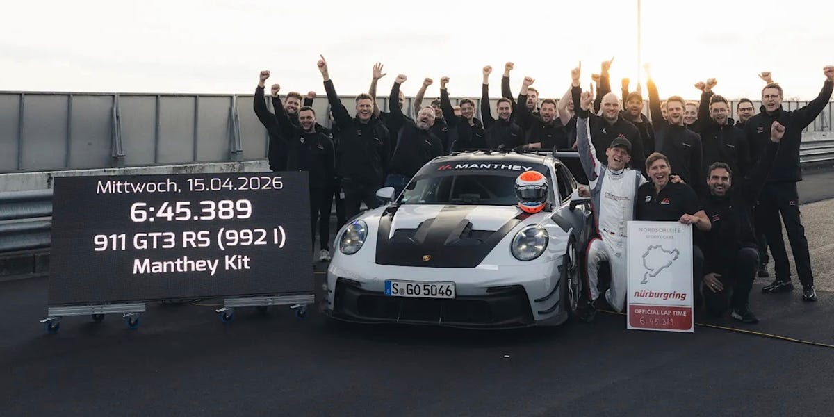 Manthey Kit-Equipped Porsche 911 GT3 RS Laps Nurburgring in 6:45.389