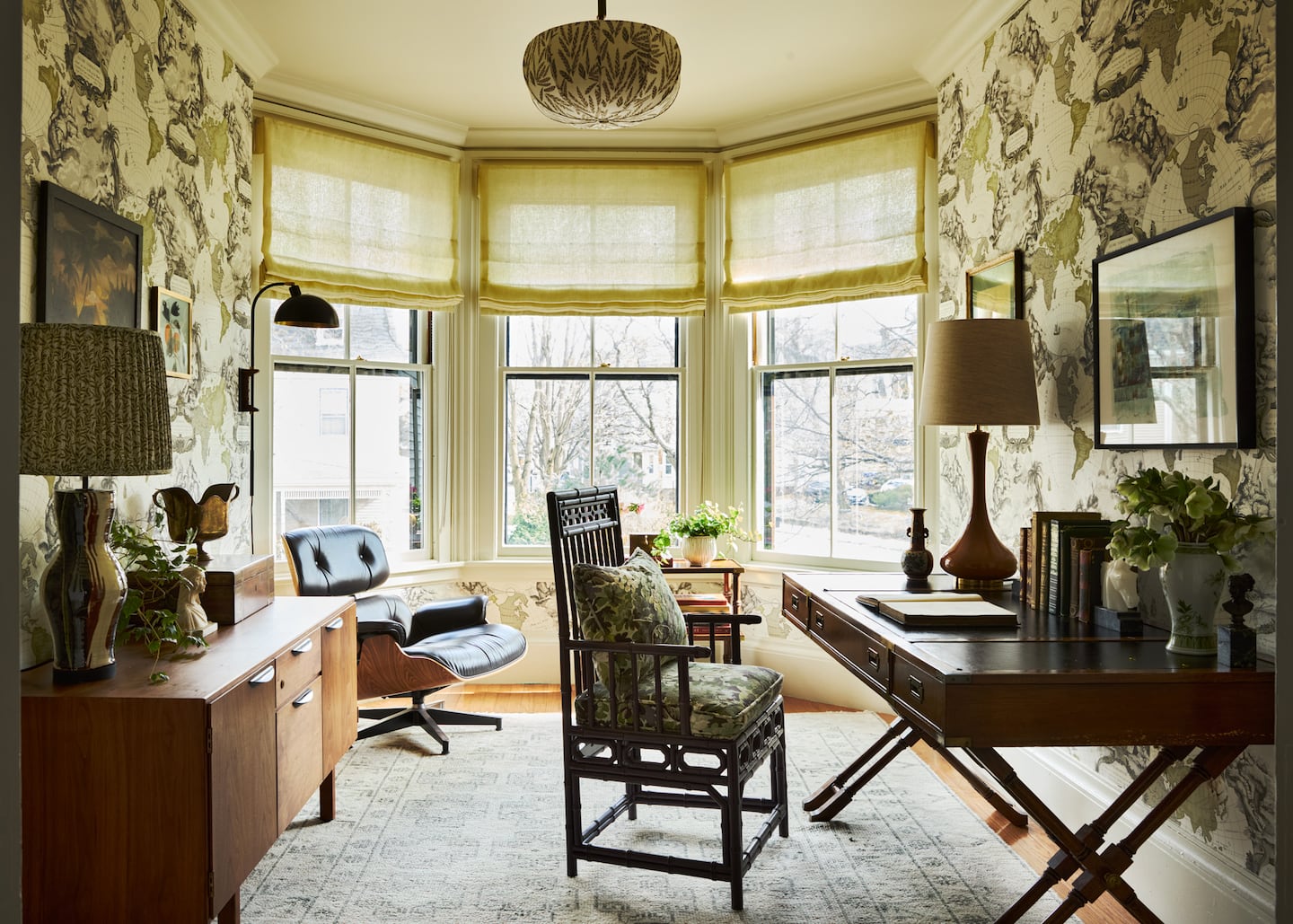 After: The home office.