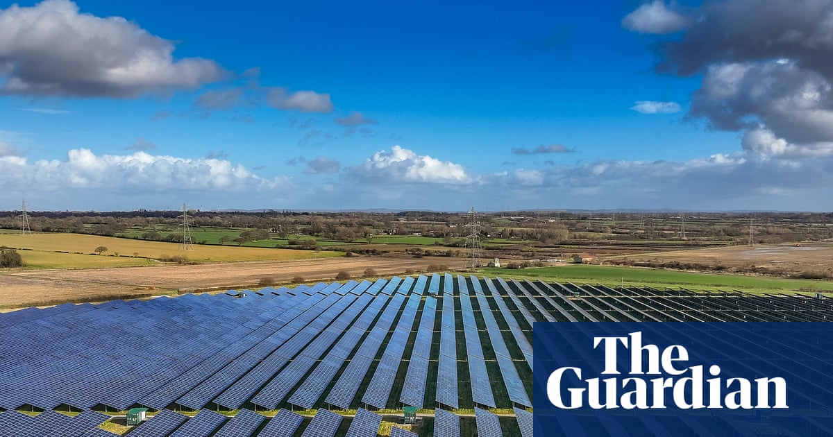 Britain breaks solar energy record twice as UK’s biggest solar farm gets approval | Solar power