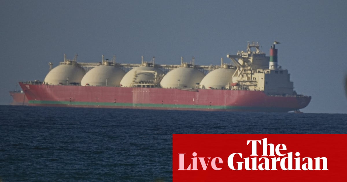 Oil tumbles 10% and stock markets rally as Iran declares strait of Hormuz ‘completely open’ – business live | Business