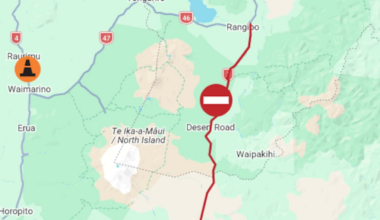 Three killed in crash involving car and tanker, Desert Road State Highway 1 closed from Rangipo to Waiōuru