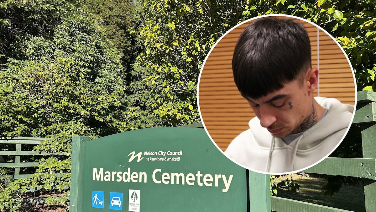 Anthony Archbold gets home detention for drunken rampage at Nelson cemetery