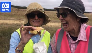 Family of litter pickers celebrate highway clean up with vanilla slice