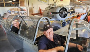 On The Up: Veteran pilots on decades of flying Mount Maunganui Anzac Day dawn service