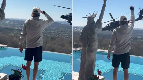 Kid Rock and helicopter