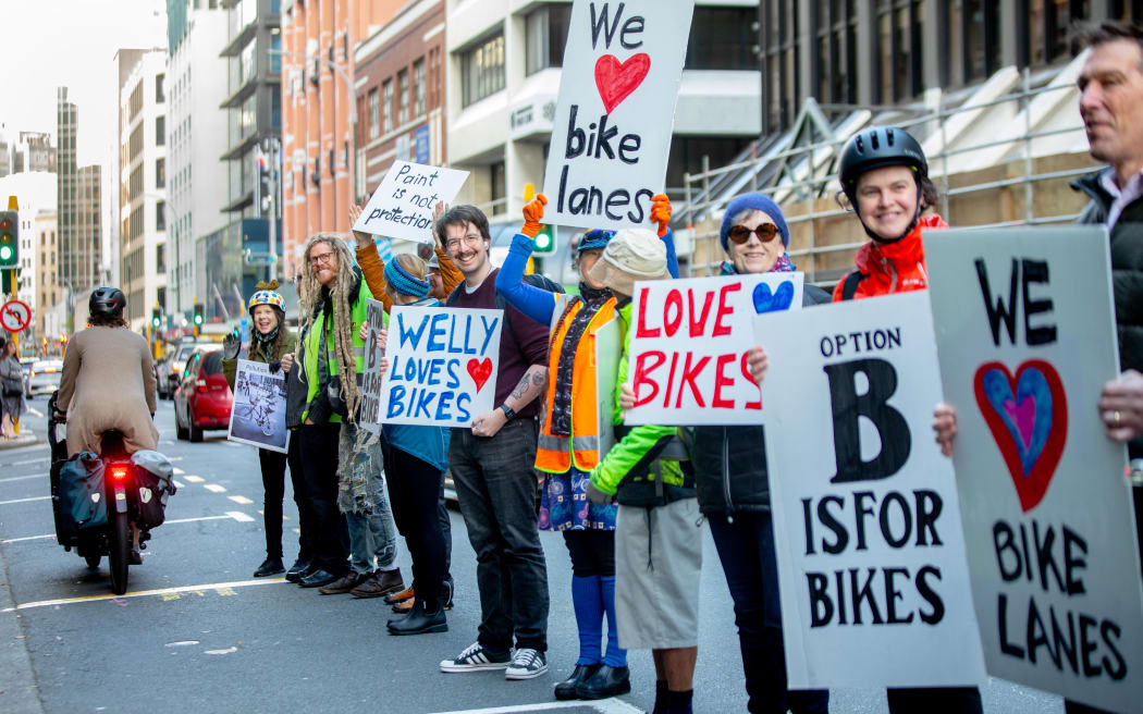 Bike protest in Wellington - 30 April 2026