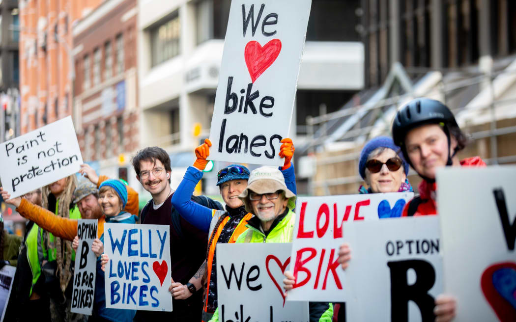 Bike protest in Wellington - 30 April 2026