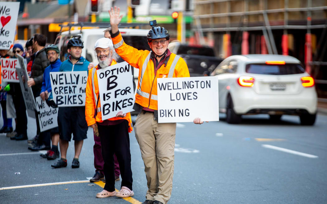 Bike protest in Wellington - 30 April 2026