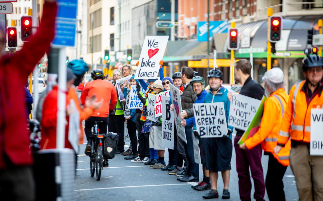 Bike protest in Wellington - 30 April 2026
