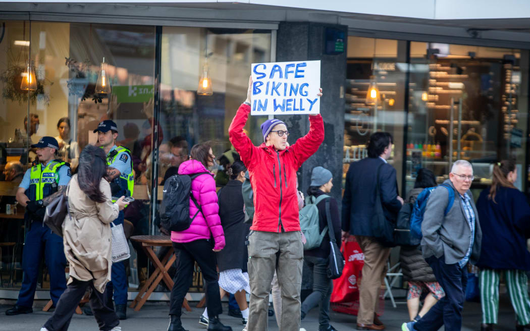 Bike protest in Wellington - 30 April 2026
