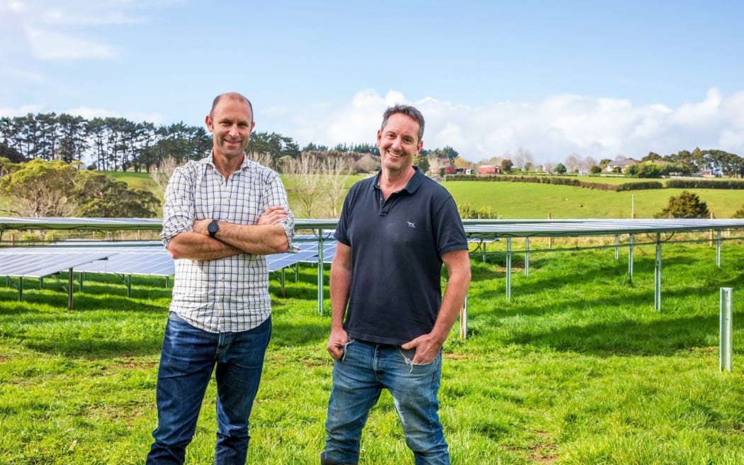 Lightyears Solar Ltd co-founders Matt Shanks (left) and Sean Toban.