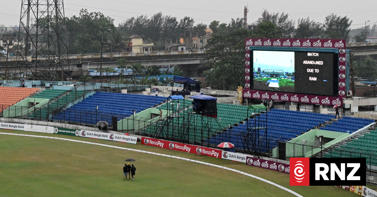 Rain washes out second T20 between Bangladesh and New Zealand