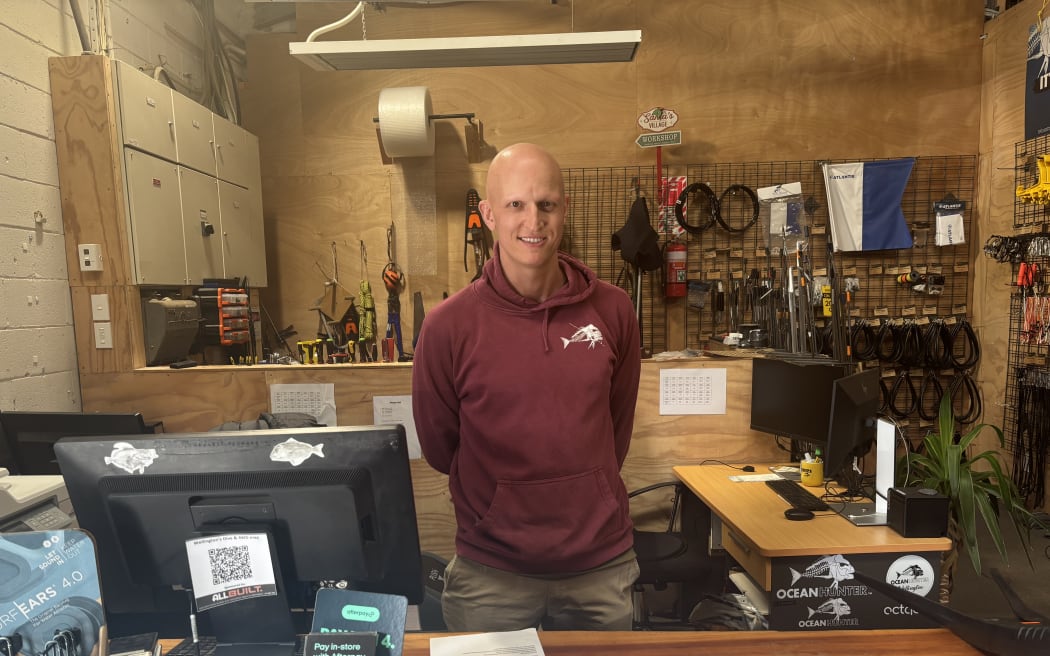 Hugh Collins says his diving business has been drastically impacted by the Moa Point disaster.