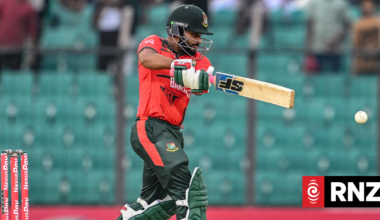 Black Caps fall to record-chasing Bangladesh in T20 opener