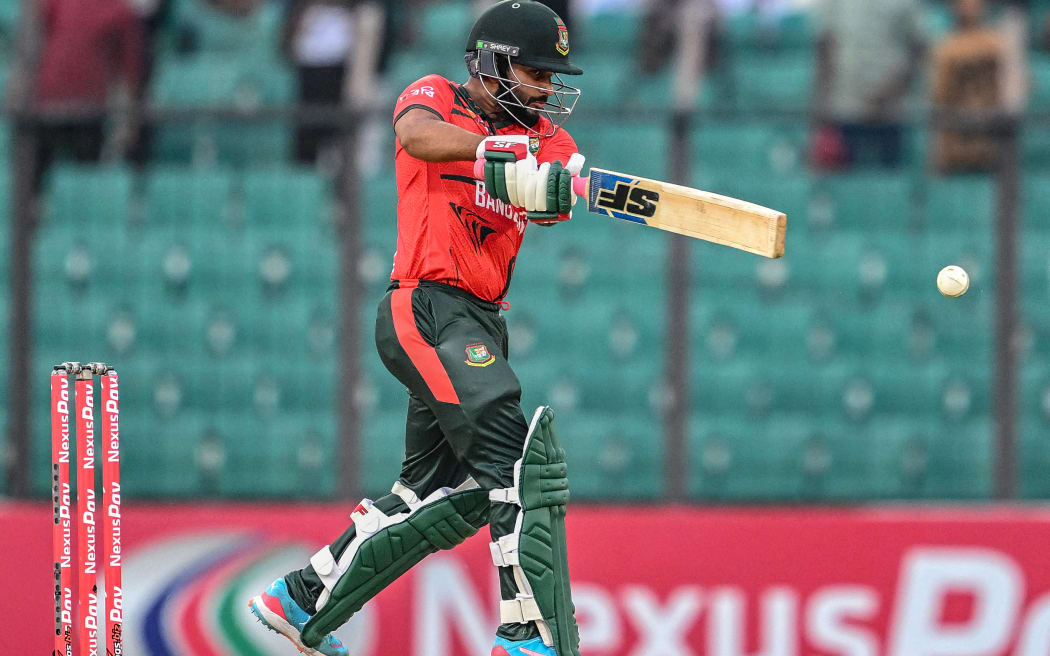 Bangladesh's Shamim Hossain.