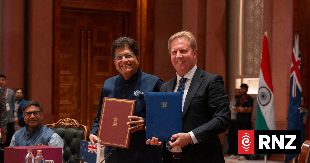 Economic gains from India free trade deal modest to begin with - MFAT