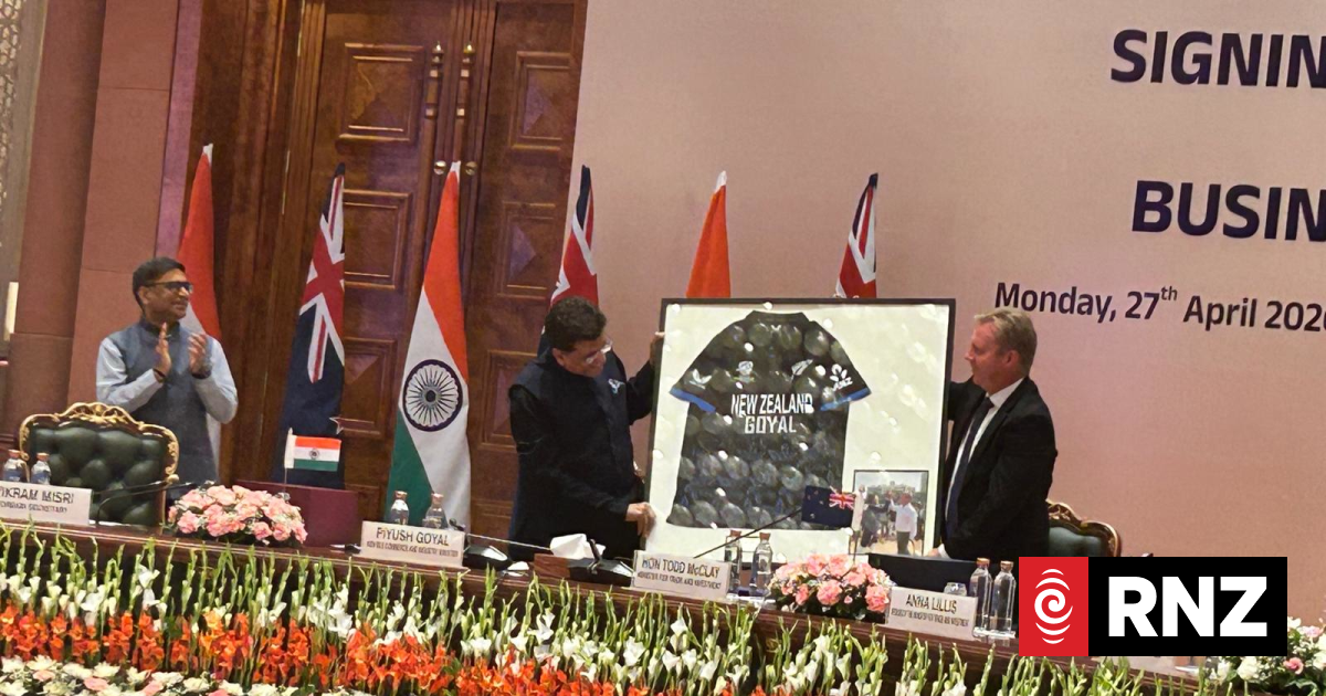 Watch: Trade Minister Todd McClay to sign India FTA in New Delhi