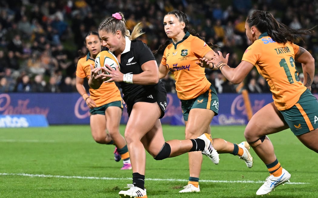Amy Du’Plessis of the Black Ferns.