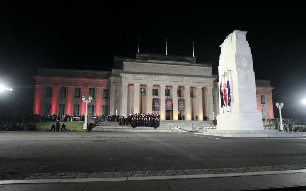 Anzac Day dawn service in Auckland, 2026.