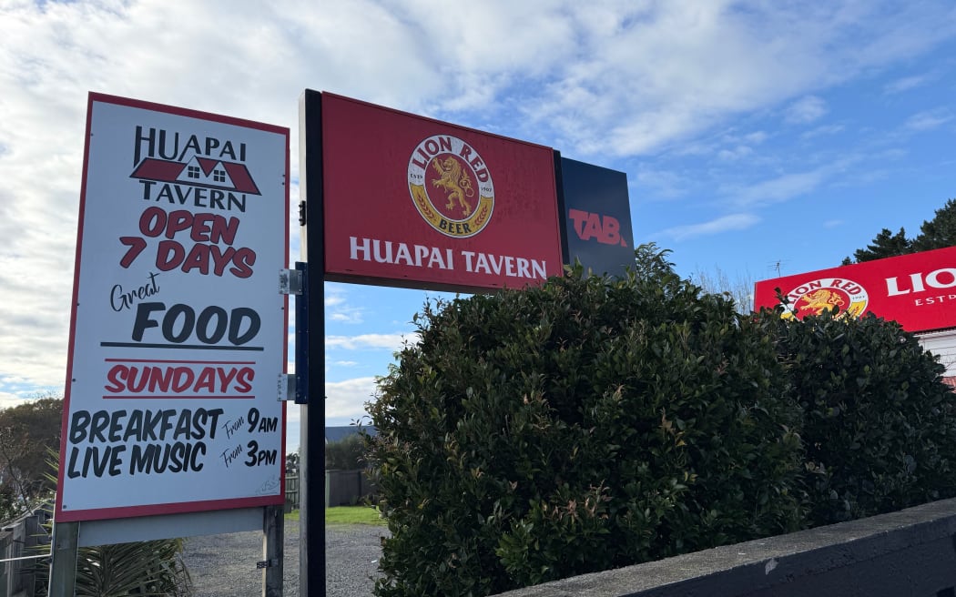 The Huapai Tavern in norwest Auckland is applying for a renewal of its on-licence, to sell alcohol on the premises.
