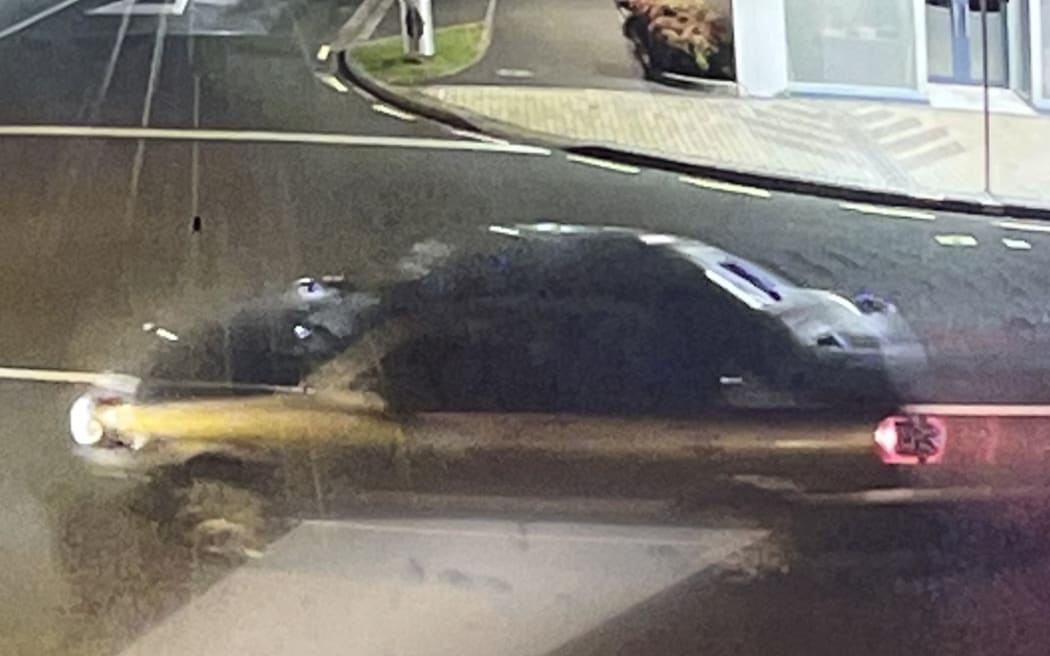 Police are looking for a grey Nissan sedan with an unknown registration in the case of a hit-and-run.