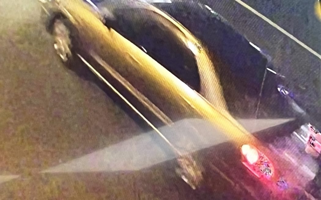 Police are looking for a grey Nissan sedan with an unknown registration in the case of a hit-and-run.