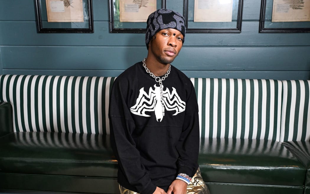 D4vd, whose legal name is David Anthony Burke, was arrested Thursday.
Mandatory Credit:	Michael Kovac/Getty Images via CNN Newsource