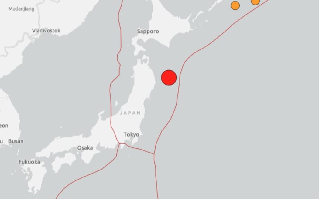 A 7.4 magnitude earthquake has struck off Japan.