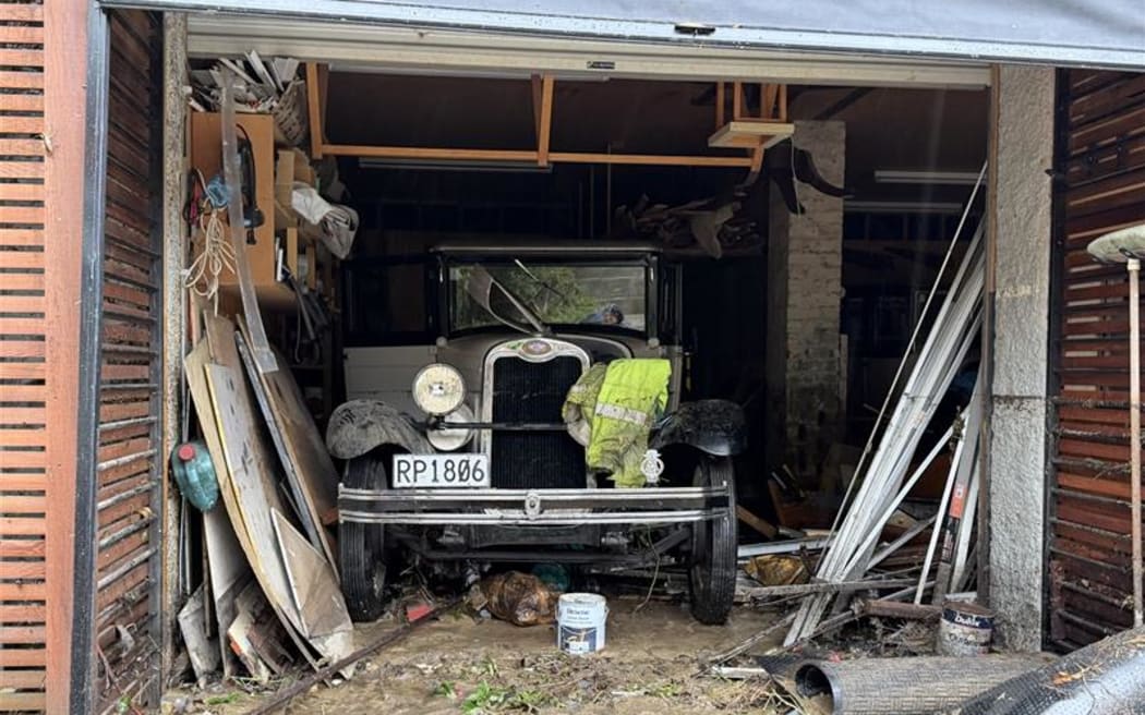 Jimmy's vintage cars - 1920s Chevrolets - which he'd owned since he was a young man, were parked in the garage and badly water damaged. As was his stamp collection, which had been worth thousands, which was among the treasure trove of old items in his "man cave".
