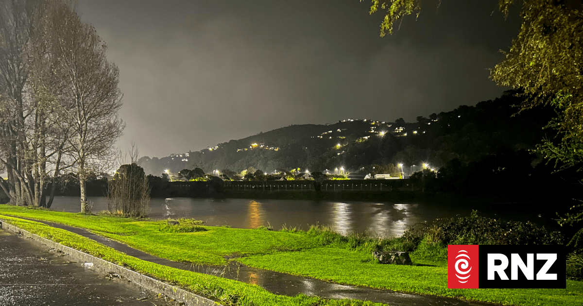 River levels monitored after heavy rain hits Lower Hutt