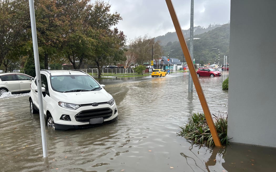 Flooding in Taita on 18 April 2026.