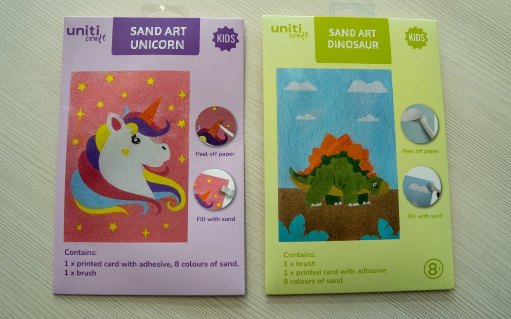 Uniti Craft sand art products sold at The Warehouse and Warehouse Stationery have been recalled as they may contain traces of asbestos.
