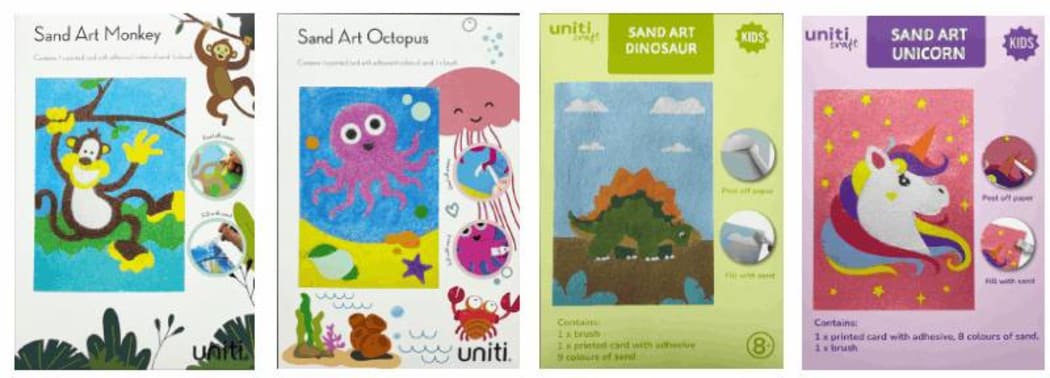 The Warehouse has recalled Uniti sand products due to asbestos concerns.