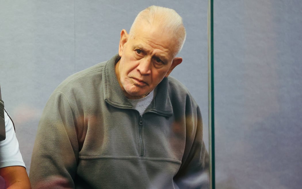 Malcolm Rewa in the dock for sentencing at the High Court at Auckland.
