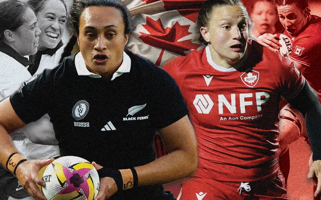 Black Ferns v Canada social media graphic