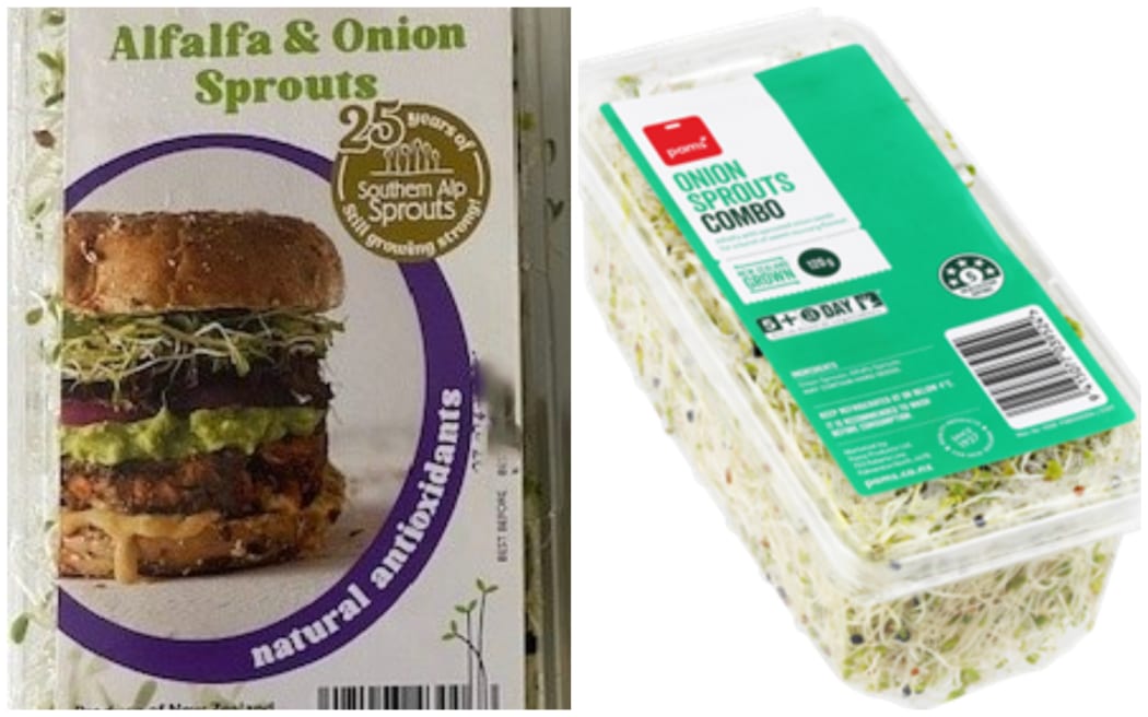 Several batches of South Alps brand alfalfa and onion sprouts and one batch of Pam's onion sprouts combo have been recalled due to the possible presence of listeria.