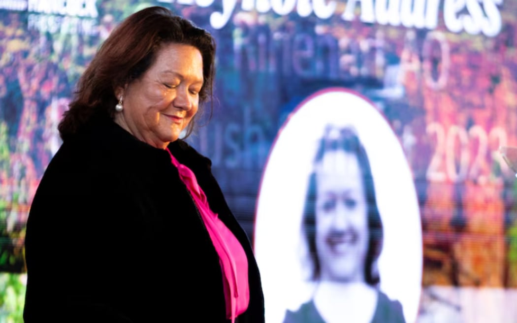 Gina Rinehart is Australia's wealthiest person.