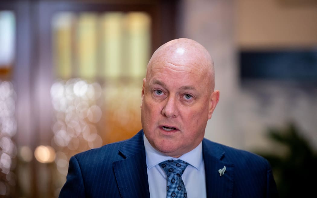 Prime Minister Christopher Luxon speaks to media about the latest fuel stocks update.