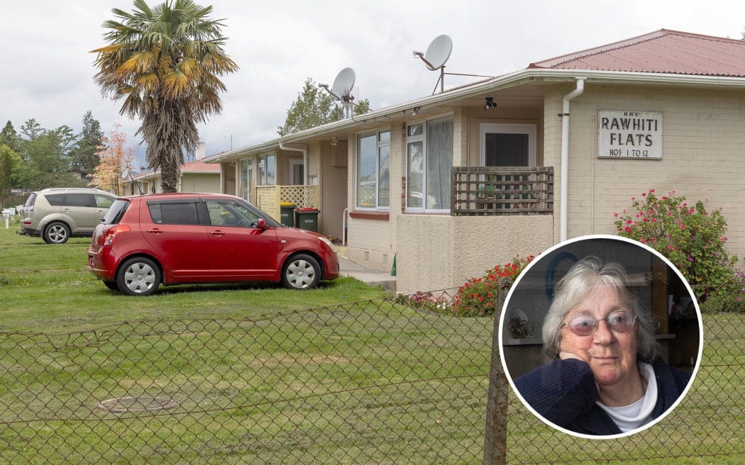 Mary Smith (inset) has won a Tenancy Tribunal claim against Rotorua Lakes Council over rent increase proposals at her Miller St unit. Photo / NZME