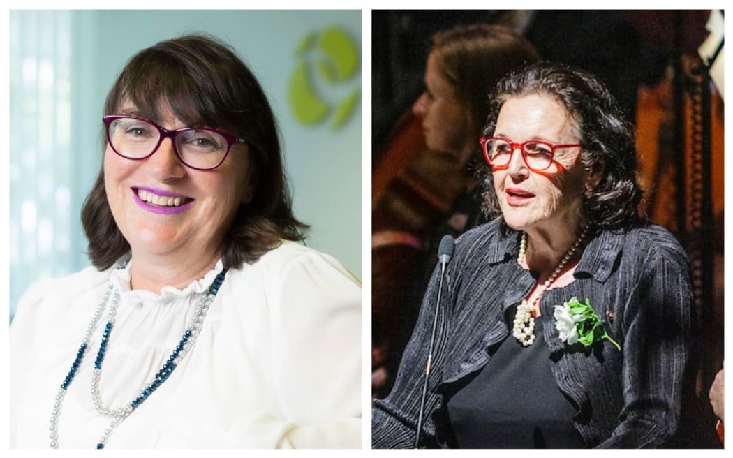 Naomi Ballantyne and Dame Rosanne Meo
