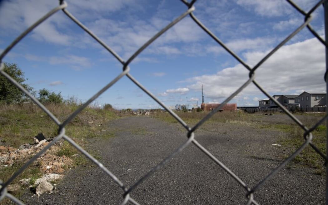 A section of road that is not completed on Joshua Carder Drive in Scott Point, hindering traffic flow in the area.
